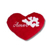 Almofada Amor Pelucia Coração Vermelho Fizzy Comemorativa