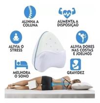 Almofada Anatômica Visco Elástico Apoio Entre Joelho Perna