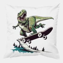 Almofada Antialérgica 30x30 DINOSSAURO SKATE DENTES 2 Almofada Antialérgica 30x30 DINOSSAURO SKATE DENTES 2