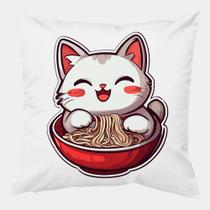 Almofada Antialérgica 30x30 GATO LAMEN RAMEN FOFINHO 4