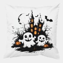 Almofada Antialérgica 30x30 HALLOWEEN MANSAO MORCEGO FANTASMA