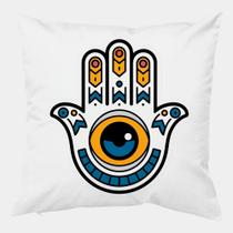 Almofada Antialérgica 30x30 HAMSA OLHO GREGO ESOTERICO AZUL 5