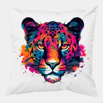 Almofada Antialérgica 30x30 ONCA PINTADA COLORIDA 2