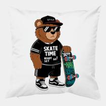 Almofada Antialérgica 40x40 TEDDY BEAR SKATISTA SKATE TIME ESTILOSO Almofada Antialérgica 40x40 TEDDY BEAR SKATISTA SKATE TIME ESTILOSO