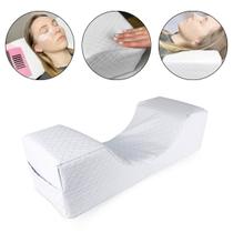 Almofada Apoio Cabeça Extensão Cílios Lash Estética Branca Almofada Apoio Cabeça Extensão Cílios Lash Estética Branca
