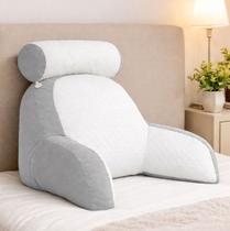 Almofada Apoio de Costas para Cama Sofá e Leitura Super Macia