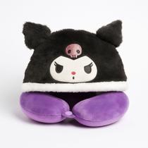 Almofada Apoio de Pescoço com Touca Hello Kitty Kuromi Almofada Apoio de Pescoço com Touca Hello Kitty Kuromi