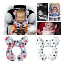 Almofada Apoio Para Pescoço Bebê Conf Menino Preto E Branco