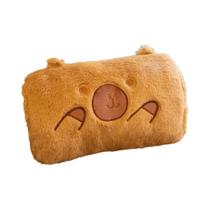 Almofada Aquecedora De Mãos Super Macia Em Forma De Capivara, Brinquedo De Pelúcia Confortável,