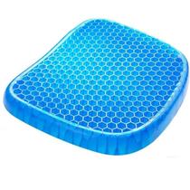 Almofada Assento De Gel Silicone Tipo Colmeia Com Capa