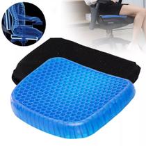 Almofada Assento Em Gel Com Capa Ovo Silicone Ortopédica