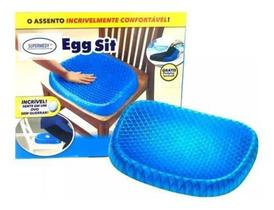 Almofada Assento Gel Ovo Silicone Cóccix Ortopédico Egg Sit - Supermedy