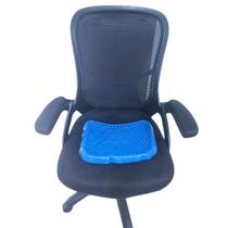 Almofada Assento Ovo Em Gel Ortopédica C/ Capa para Carro e Cadeiras