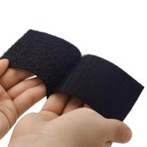 Almofada autoadesiva Hook and Loop 10 pares Bulina Black 10x15cm