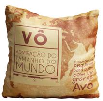 Almofada avô admiração tamanho do mundo