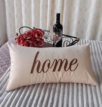 Almofada Baguete Bordada Home Almofada Baguete Bordada Home