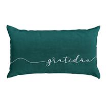 Almofada Baguete Gratidão 445486 28x48cm Belchior Almofada Baguete Gratidão 445486 28x48cm Belchior