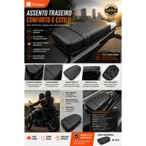 Almofada Banco Moto Premium Antiderrapante Espuma Confortável Para Viagens Prolongadas SUPER OFERTA Almofada Banco Moto Premium Antiderrapante Espuma Confortável Para Viagens Prolongadas SUPER OFERTA