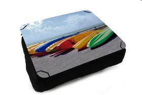 Almofada Bandeja para Notebook Laptop Canoas Coloridas