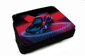 Almofada Bandeja para Notebook Laptop Personalizado Carro Tunado Tunnig Neon Vermelho