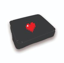 Almofada Bandeja para Notebook Laptop Personalizado Coração Pixel