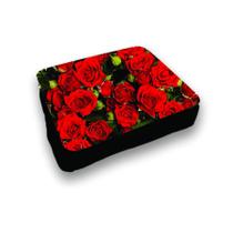 Almofada Bandeja para Notebook Laptop Personalizado Rosas Vermelha