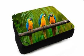 Almofada Bandeja para Notebook Laptop use Sala Quarto Personalizado Arara Azul