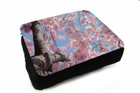Almofada Bandeja para Notebook Laptop use Sala Quarto Personalizado Flor de Cerejeira