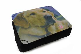 Almofada Bandeja para Notebook Laptop use Sala Quarto Personalizado Labrador - Criative Gifts