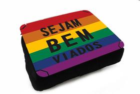Almofada Bandeja para Notebook Laptop use Sala Quarto Personalizado LGBT Sejam Bem Viados