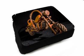 Almofada Bandeja para Notebook Laptop use Sala Quarto Personalizado Moto de madeira