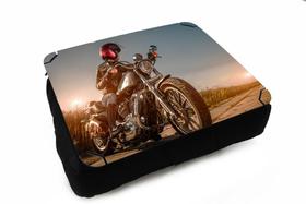 Almofada Bandeja para Notebook Laptop use Sala Quarto Personalizado Moto na estrada - Criative Gifts