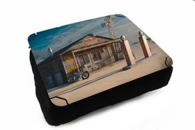 Almofada Bandeja para Notebook Laptop use Sala Quarto Personalizado Moto no Posto - Criative Gifts