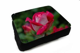 Almofada Bandeja para Notebook Laptop use Sala Quarto Personalizado Rosas - Criative Gifts