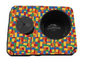 Almofada Bandeja Pipoca Balde e 1 Copo Personalizado Lego