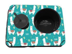 Almofada Bandeja Pipoca Balde e 1 Copo Personalizado Lhamas Almofada Bandeja Pipoca Balde e 1 Copo Personalizado Lhamas