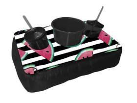 Almofada Bandeja Pipoca Balde e 2 Copos Personalizado Melancia