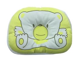 Almofada Bebê Infantil Super Confortável Ursinho - Amarela