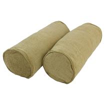 Almofada Blazing Needles com fio Jacquard Chenille Bolster 51x20cm Almofada Blazing Needles com fio Jacquard Chenille Bolster 51x20cm