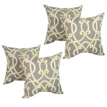 Almofada Blazing Needles Outdoor 17" Elegant Curves 4 peças