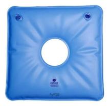 Almofada Boia Quadrada Anti Escaras C/orifício Agua Ar Nhc