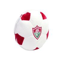 Almofada Bola Pelúcia Fluminense 30 cm x 30 cm produto licenciado
