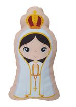 Almofada Boneco Santo Religioso Católico Naninha 42x22cm