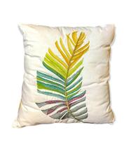 Almofada bordada folhas 50x50 hadda Almofada bordada folhas 50x50 hadda