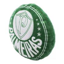 Almofada Brasão (fibra) - Palmeiras - Verde - Listrado