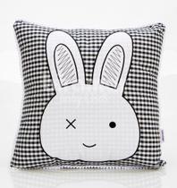 Almofada Bunny Xadrez Preto Almofada Bunny Xadrez Preto