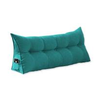 Almofada Cabeceira Para Leitura Na Cama Mel Solteiro 90 cm Suede Azul Turquesa - DL Decor