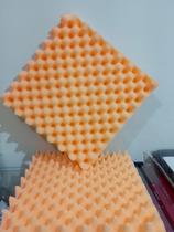 Almofada Caixa De Ovo 40x40 Anti Escaras Laranja.