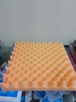 Almofada Caixa De Ovo 40x40 Anti Escaras Laranja