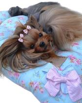 Almofada Caminha Para Cachorro Confortável Cama Pet Doce Flor Femea